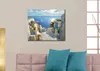 Mediterranean Romantic Landscapes Oil Paintings Path to Hydra Hand Painted Canvas Art Picture High Quality for New House Wall Decoration