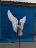Customized white ANGEL wings high quality feather fairy wings for Moldel's performance Dance Wedding Birthday party DIY decor props
