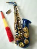 2020 Ny Japan Suzuki Helt ny saxofon E Plat Alto Högkvalitativ blå Alto Saxofon med Case Professional Musical Instruments