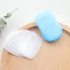 Soap Flakes Portable Health Care Hand Soap Flakes Paper Clean Soaps Sheet Leaves With Mini Case Home Travel Supplies CCA11501 1000set