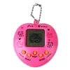 Elektronisches digitales Haustier-Kinderspielzeugspiel 49 Haustiere in 1 virtuelles Cyber-Haustierspielzeug Herzform von Pfirsich Tamagotchi Elektronische Haustier-Schlüsselanhänger