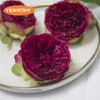 50pcs 10cm 8Colors konstgjorda blommor silke peony blomma huvuden bröllopsfest dekoration leveranser simulering falsk blomma huvud hem dekoration