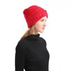 Mode Warme Beanie Hoeden Eenvoudige Winter Dikke Hoed Vrouw Breien Skullies Mutsen 14 Kleur Vrouwelijke Knit GLB