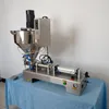 Heating mixing type filling machine for filling tomato sauce peanut butter cream chili sauce olive oil Single head filling machine