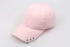 Hip Hop Boné de Beisebol Das Mulheres Dos Homens Menino Ajustável Casual Snapback Esporte Hip-Hop Bola Chapéu Bonés de Beisebol Preto Rosa Branco