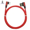 300pcs/lot 90 Degree Cable Fast Charging L Bending Cables for 5pin micro usb for android typeC bulk