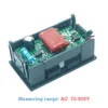10 pz ROSSO 2 fili voltmetro digitale DC da 0,56 pollici AC70V-500V Display di tensione per uso domestico freeshipping