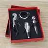 4 Stuk Set Rvs Wijnfles Opener Sets Hippocampus Mes Stop Pourer Accessoires Huisbenodigdheden Bar Counter Tools BH1810 CY