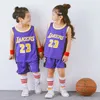 HOT populaire Amerikaanse basketbal superster custom basketbal Jerseys outdoor sportkleding voor grote kinderen