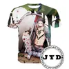 T Shirt Luffy 3d Baskı Gömlekleri Komik Tee Anime Tshirt Erkek Giyim Çift Tees Yaz Üstleri Aile Dostları için Hediyeler S5XL 12 Style8867691