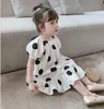 夏の女の子のドレスビッグポルカドットプリンセスドレス甘い子供服女の赤ちゃん服かわいいドレス子供3 4 5 6 7 8年