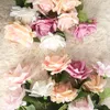 5 pçs / lote 12cm decoração rosa flores artificiais flores de seda Floral látex real toque rosa buquê de casamento design projeto de seda