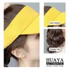 Huaya New Baseball Cap Ponytail Wig Long Wavy Curly Pony Tail with Sun Hat Women039S耐熱繊維合成WIG8467583