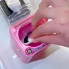 Mini Simulation Children Play Pretend Electric Cute Cosmetic Powder Puff Washing Machine Makeup Brushes Cleaner Washer Tool 3pcsl9464819