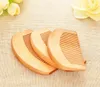 500pcs/lot Fast shipping Customized Engraved Your Logo Natural Peach Wooden Comb Beard Comb Pocket Comb #8120