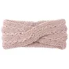 Zima Dziewczyna Dzianiny Opaski Dzianiny Cross Hairline Moda Ciepła Zima Splot Elastyczna Pałąk Kobiety Dziewczyny Cute Braid Head Band