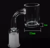 5mm Thickness Bottom Quartz Banger dab Nail with colored glass carb cap and Terp Pearl for glass water pipe bongs dab oil rigs