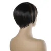 Parrucche corte Ombre Parrucca Cosplay Parrucche sintetiche Lisce per capelli donna