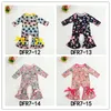 Sonbahar Kış Baskı Bebek Giyim İpek Süt Jumpsuit Çocuklar tulum Yenidoğan Kız Erkek Uzun Kollu Romper Jumpsuit Kıyafetleri Bebek Giyim