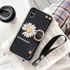 Силиконовый запястье Держатель Chrysanthemum Чехол для телефона для iPhone 11 Pro Max SE XR XS Резиновая булавка защитный чехол с ремешком