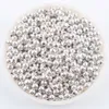 WOJIAER 3mm 4mm 6mm 8mm Gold Silver-Color Pewter Metal Iron Round Loose Beads Spacer for Jewelry Making 100pcs/lot BH306