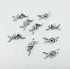 100 pcs/Lot sauterelle insectes alliage breloque pendentif rétro bijoux bricolage porte-clés ancien argent pendentif pour Bracelet boucles d'oreilles 23x9mm