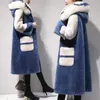 Thicking Autunno Inverno rivestimento della pelliccia Donne lungo Giubbotto imbottito cappotto femminile monopetto Dritto Ropa de invierno para mujer 2018