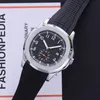 Recém -chegada esporte de 43 mm de quartzo assista a correia de borracha dail com data de alta qualidade relógios de pulso 17Colors Watches255D