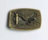 Prostokątny brązowy kolor Western Flying Eagle Belt Burza BC266 odpowiedni dla 4 cm Wideth Pas z ciągłym zapasem3577101