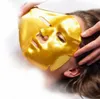 Nuova maschera per il viso al collagene bio oro Maschera per il viso Maschera per il viso al collagene in polvere di cristallo d'oro Fogli per la cura della pelle di bellezza idratante