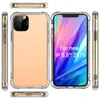 Capas rígidas de acrílico transparente à prova de choque para iPhone 15 14 13 12 11 Pro Max Samsung