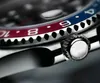 2019 Nieuwe heren polswatch Basel roodblauw roestvrijstalen horloge 126600 Automatische beweging Heren Watch 1617