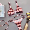 Seksi Bikini 2020 Yüksek Bel Mayo Kadın Mayo Banyosu String Bikini Set Hollow Out Mayo Kadın Yüzme Takımı 5284997