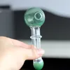 5 Inch Big Ball Glass Pipe Colored Glass Oil Burner Pipes Smoking Dab Accessories IN STOCK