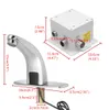 Bathroom Automatic Infrared Sink Hands Touchless Free Faucet Sensor Tap Cold Water Saving Inductive Electric Basin Faucet Mixer