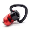M-lok Sling Swivel Set Heart-Shape Loop QD Quick Detach Base a Hole for Snap Clip Hook Spring_Black/Red/Tan Colors