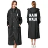 Eva Kadınlar Yağmurluk Yağmur Giydi Erkekler Yağmur Ceketi geçirimsiz Capa De Chuva Chubasquero Poncho Japonya Su Geçirmez Yağmur Cape Cover Hooded T206379619