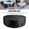 원형 테이블 커버 방수 옥외 안뜰 정원 가구 커버 소파 테이블 의자 먼지 증거 커버에 대한 비 눈 의자 덮개 1269a