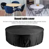 Round Table Cover Waterproof Outdoor Patio Garden Furniture Covers Rain Snow Chair Covers For Sofa Table Chair Dust Proof Cover1237p