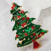 Wholesale-Christmas Brooch Rhinestone Crystal Brooches Bell Snowman Angels Brooch And Pin Clothes Decor Christmas Gifts XZ86