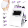 Vendedor caliente 8in1 Adelgazamiento ultrasónico 40k Cavitación Radiofrecuencia Equipo de belleza Vacío Bipolor RF Micro Máquina de corriente