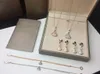 women jewelry set necklace bracelet earrings subgold plating 18k rose goldwhite gold 925 silver earrings antiallergy7705473