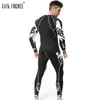 JACK CORDEE 3D Print Men Sets Camisas de compresión + Leggings Capa base Crossfit Fitness Marca MMA Camiseta de manga larga Tops ajustados