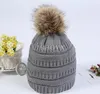 Volwassenen Dikke Warm Winter Hoed voor Vrouwen Zachte Stretch Kabel Gebreide Pom Poms Mutsen Hoeden Dames Skullies Mutsen Ski Cap