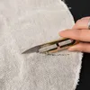Strumenti per cucire Pinzette per filati bianchi ordinari in acciaio inossidabile Residuo di filo a forma di U Piccole forbici Strumenti per tagliare F3171