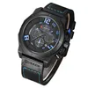 Curren Mode Fashion Men039s Watch Sports Wristwatch Chronograph Chronograph Quartz Quartz Horloge masculine STRAP RELOGIO MASCULINO4399095