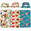 Newborn Baby Swaddle Wrap Blanket Hat Set Infant Flower Floral Swaddle Soft Cotton Sleep Sack Wrap Cloth With Bow Cap Hats 13 Styles