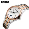 SKMEI Business Mens Montres Top Marque De Luxe En Acier Inoxydable Calendrier 3Bar Étanche Quartz Montres Relogio Masculino 91233126