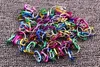 Mini Multi Color Aluminiumlegierung Karabiner D-Ring Schlüsselanhänger Clip Camping Schlüsselanhänger Karabinerhaken Outdoor QW9994