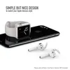 Pour les crochets d'oreille AirPods Housses d'écouteurs en silicone Anti-perte Anti-chute EarHooks Compatible avec Apple AirPods 2 et 1 ou EarPods 3 paires